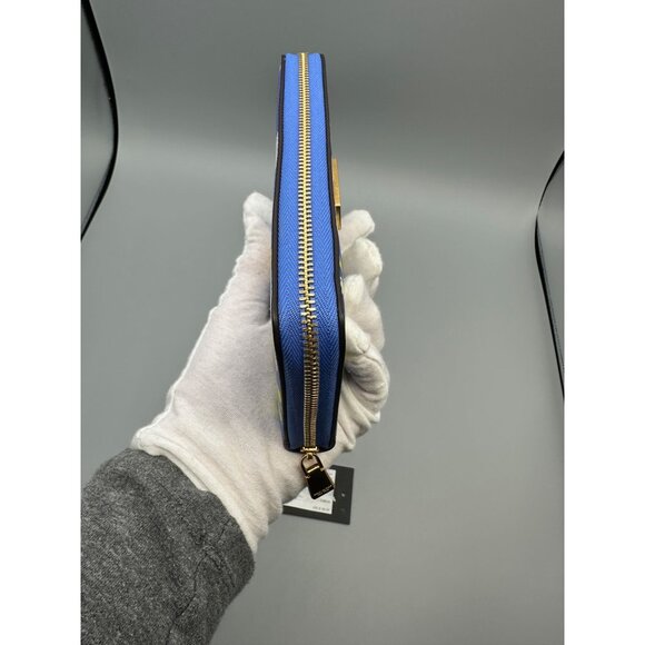 Kate Spade Katy Sunshine Floral Textured Leather Medium Zip Around Wallet NWT - Picture 6 of 15